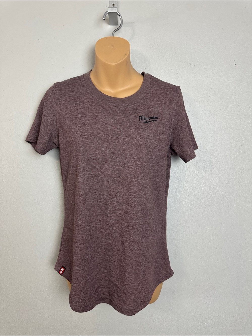 Milwaukee Women’s Short Sleeve Crew Tee in Heather Maroon
